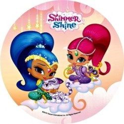 Shimmer and shine cialda torta