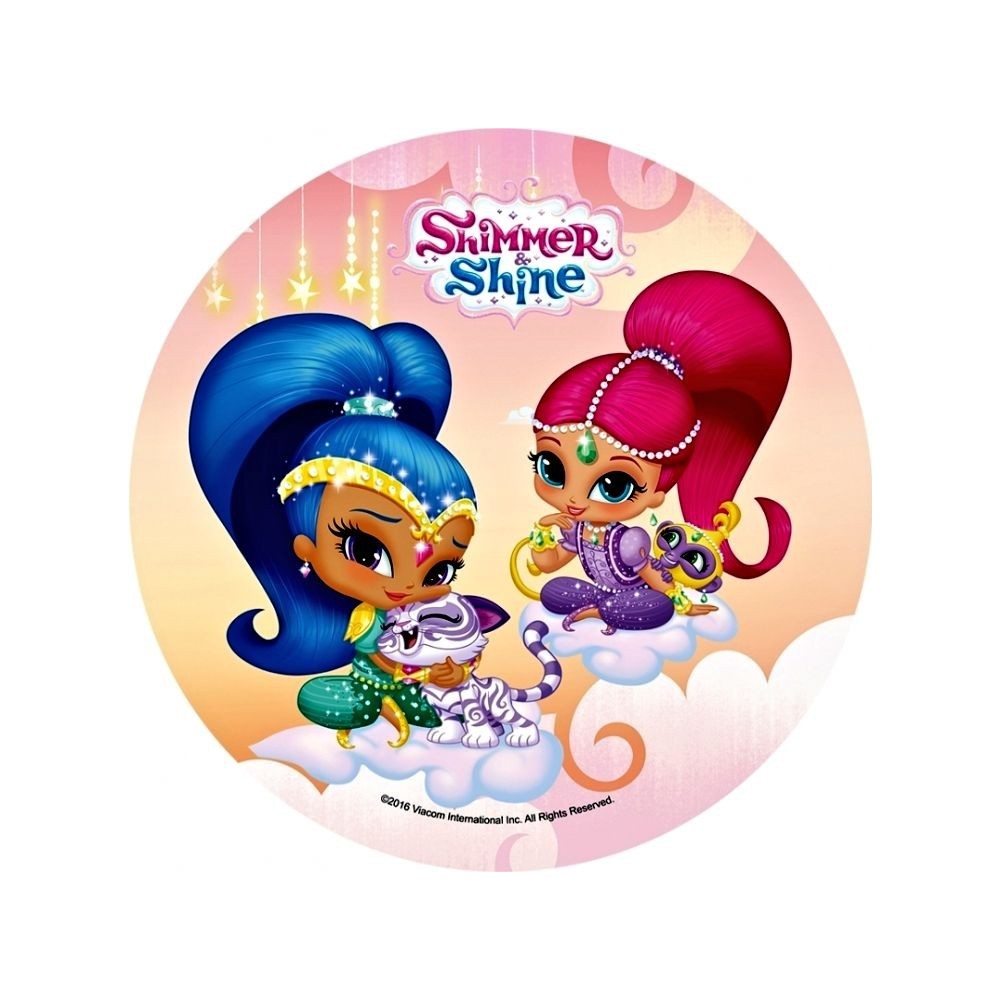 Shimmer and shine cialda torta