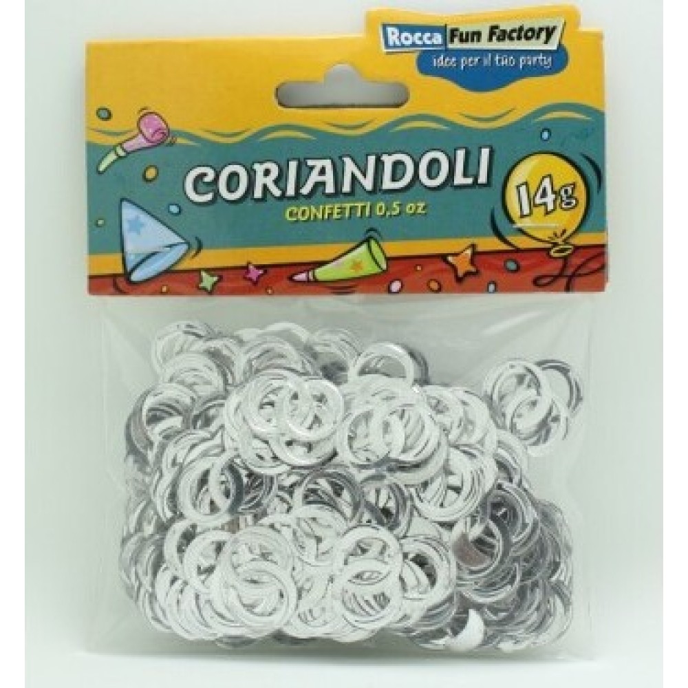 coriandoli decorativi argento