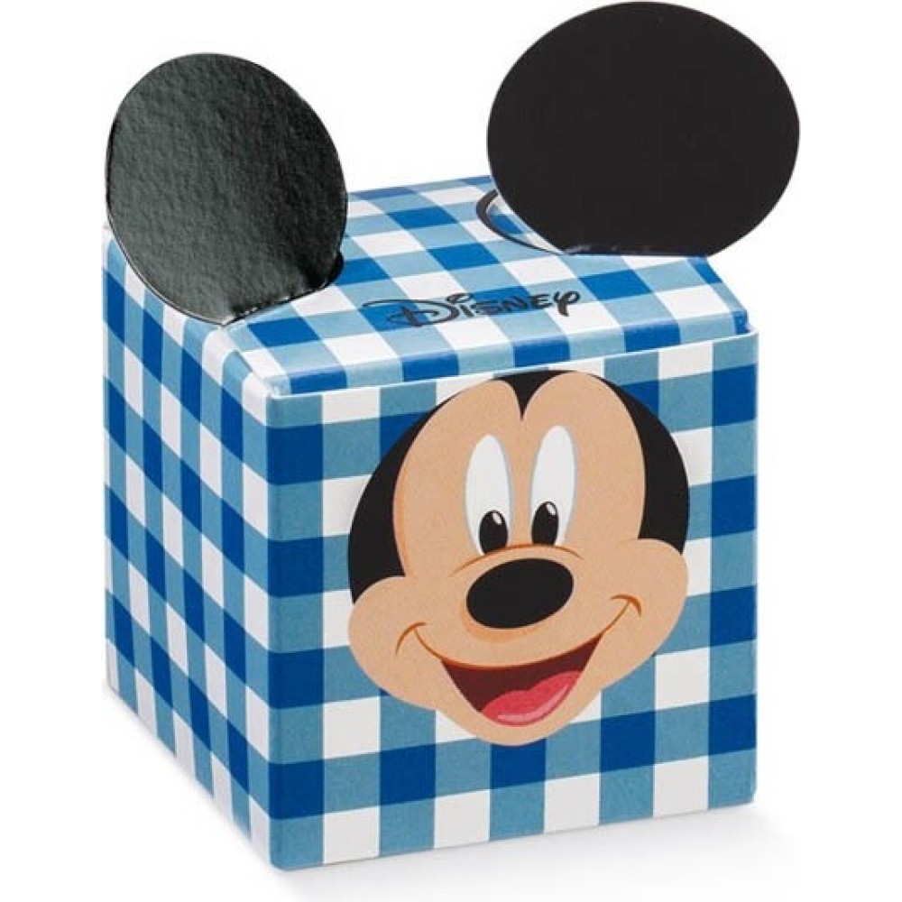 cubo topolino quadrettato blu