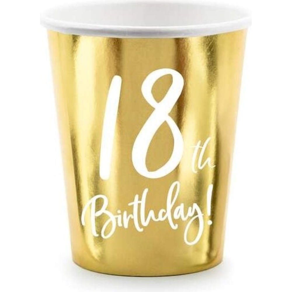 18 anni oro bicchieri