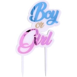 Cake Topper Boy or Girl plex