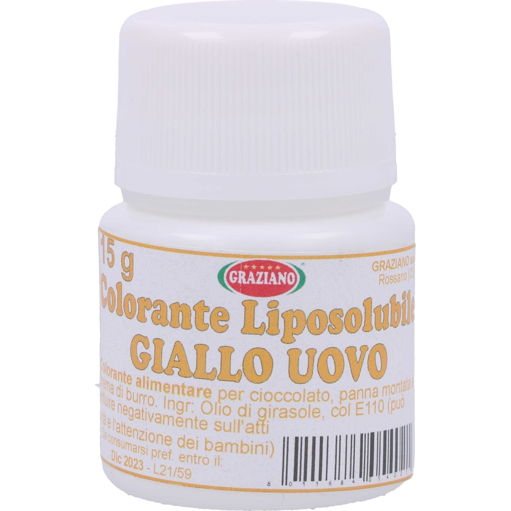 coloranti liposolubili Graziano giallo uovo