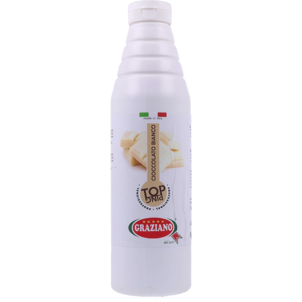 topping gelato cioccolato bianco