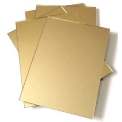 Foglio acrilico oro plexiglass