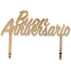 Cake Topper Buon Anniversario | Graziano Sas