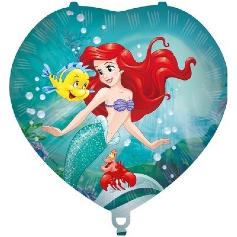 Ariel la Sirenetta Mylar cuore | Graziano Sas