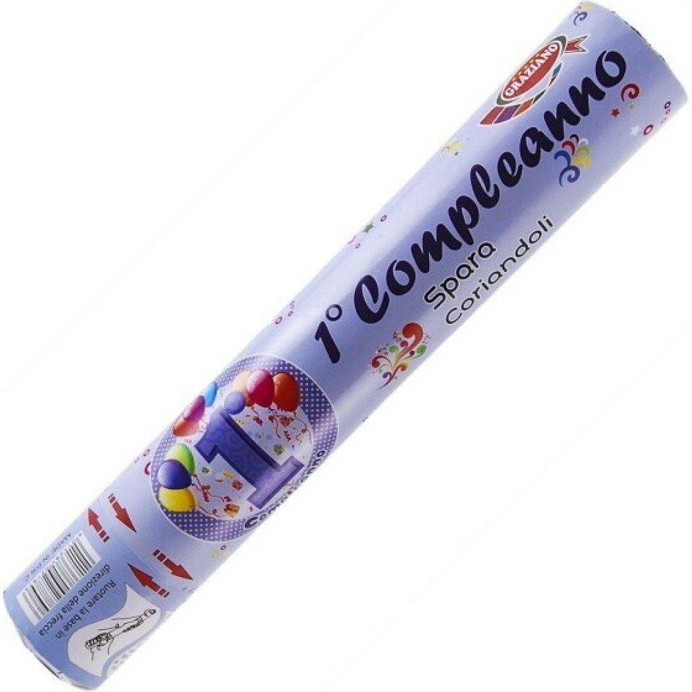 Spara Coriandoli Primo Compleanno 30 cm | Graziano Sas