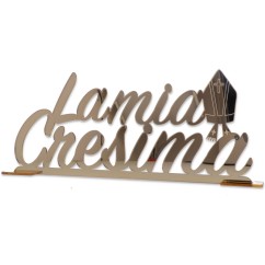 Scritta Cresima Plex | Graziano Sas