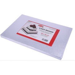 Cakeboard Sottotorta Argento Rettangolare | Graziano Sas