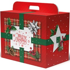 Scatola panettone e bottiglia Merry Christmas | Graziano Sas