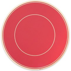 Sottopiatti Rosso e Oro Metal 5 Pz | Graziano Sas