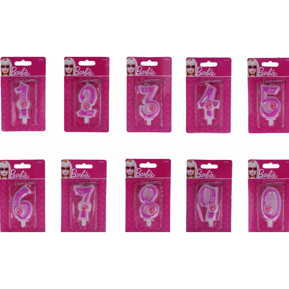 Candelina numerale Barbie | Graziano Sas