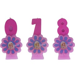 Candelina numerale Fiore Barbie | Graziano Sas