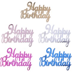 Side Topper Happy Birthday | Graziano Sas