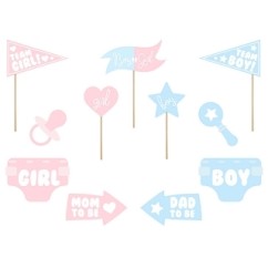 Mascherine Selfie Gender Reveal 11 Pz | Graziano Sas