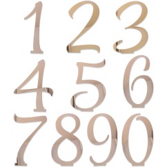 Cake Topper Numeri GOLD | Graziano Sas