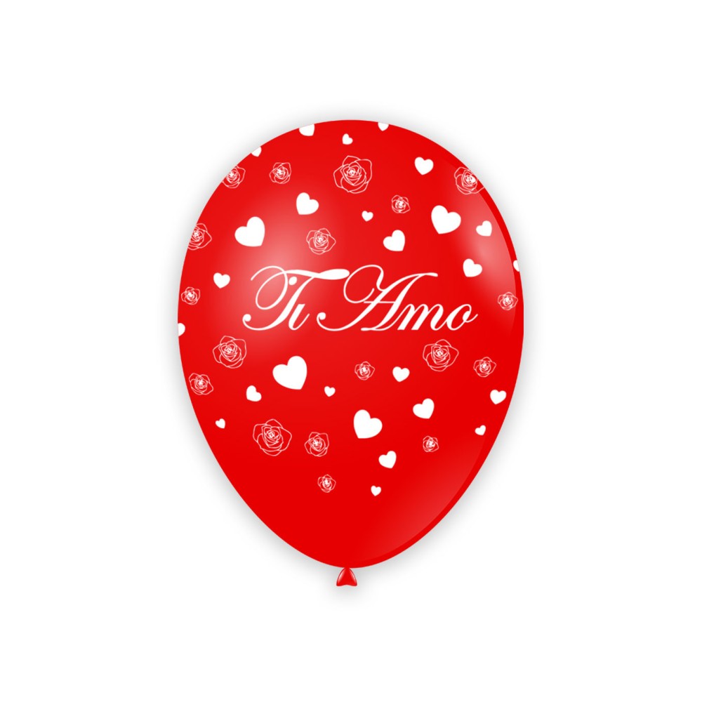 Palloncini in lattice Ti amo 10 Pz | Graziano Sas
