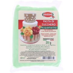 Pasta di zucchero Acquamarina 250g | Graziano Sas
