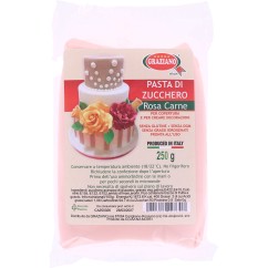 Pasta di Zucchero Rosa Carne 250 g | Graziano Sas