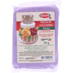 Pasta di Zucchero Viola 250g | Graziano Sas