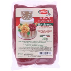 Pasta di zucchero Bordeaux 250g | Graziano Sas