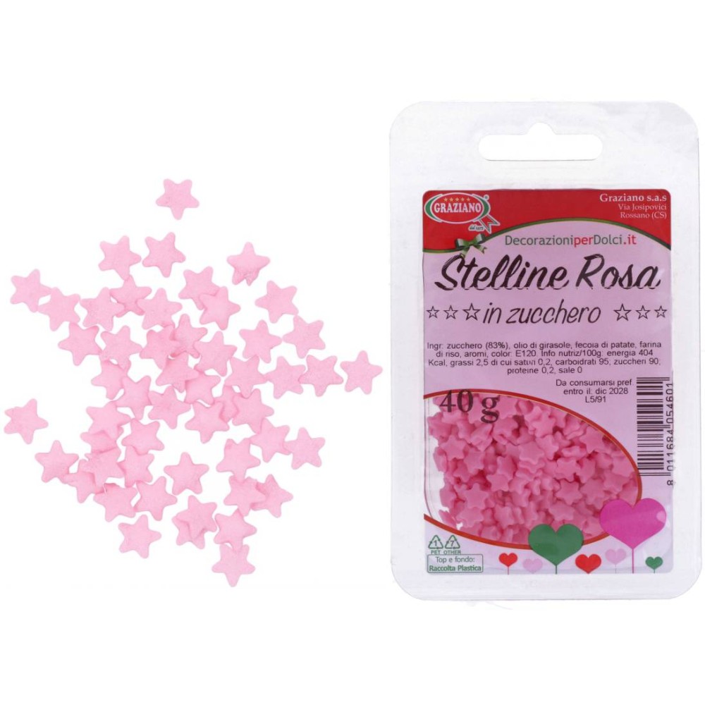 Stelline rosa 40g | Graziano Sas