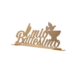 Scritta Battesimo Plex | Graziano Sas