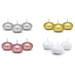 Candele galleggianti 4 cm 50 Pz | Graziano Sas