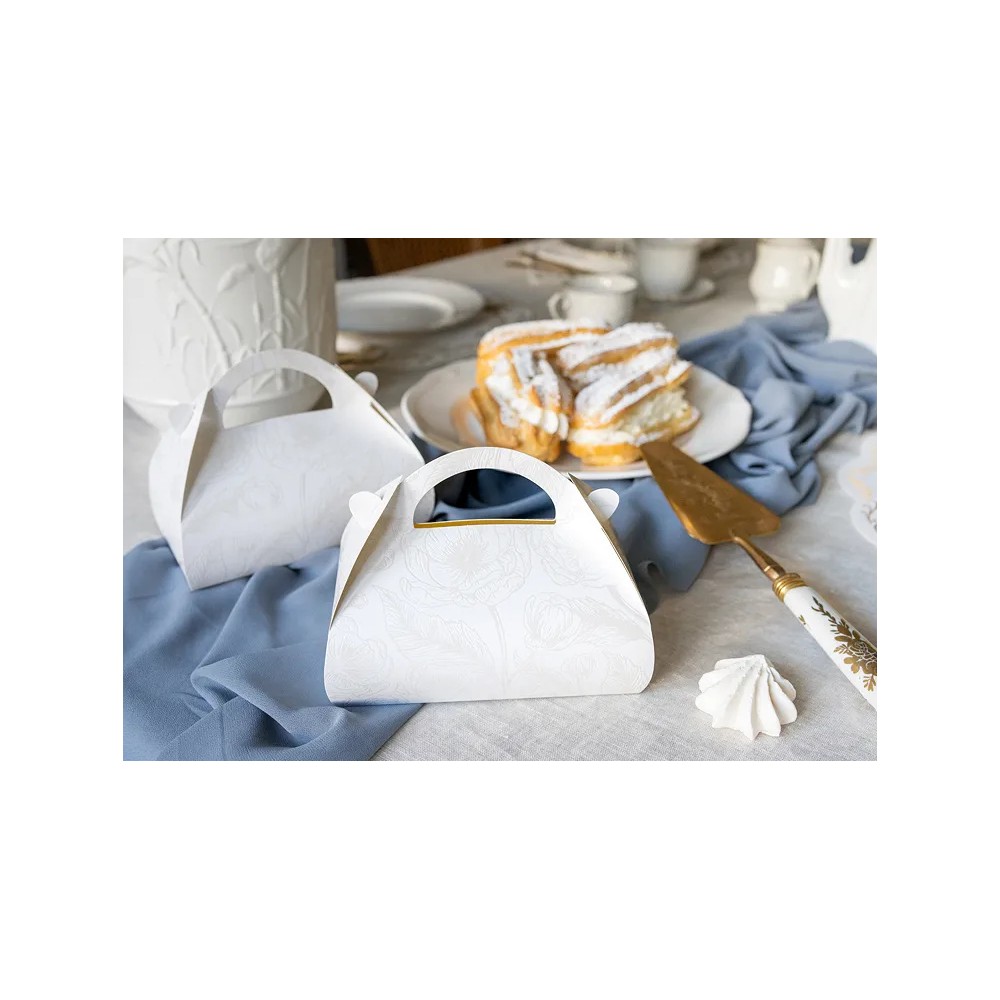 Box porta torta bianco perla 10 Pz | Graziano Sas
