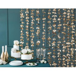 Tenda backdrop fiori metallizzati | Graziano Sas