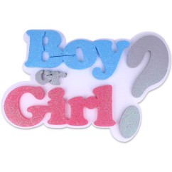 Scritta Polistirolo Boy or Girl | Graziano Sas