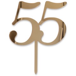 Cake Topper 55 oro | Graziano Sas