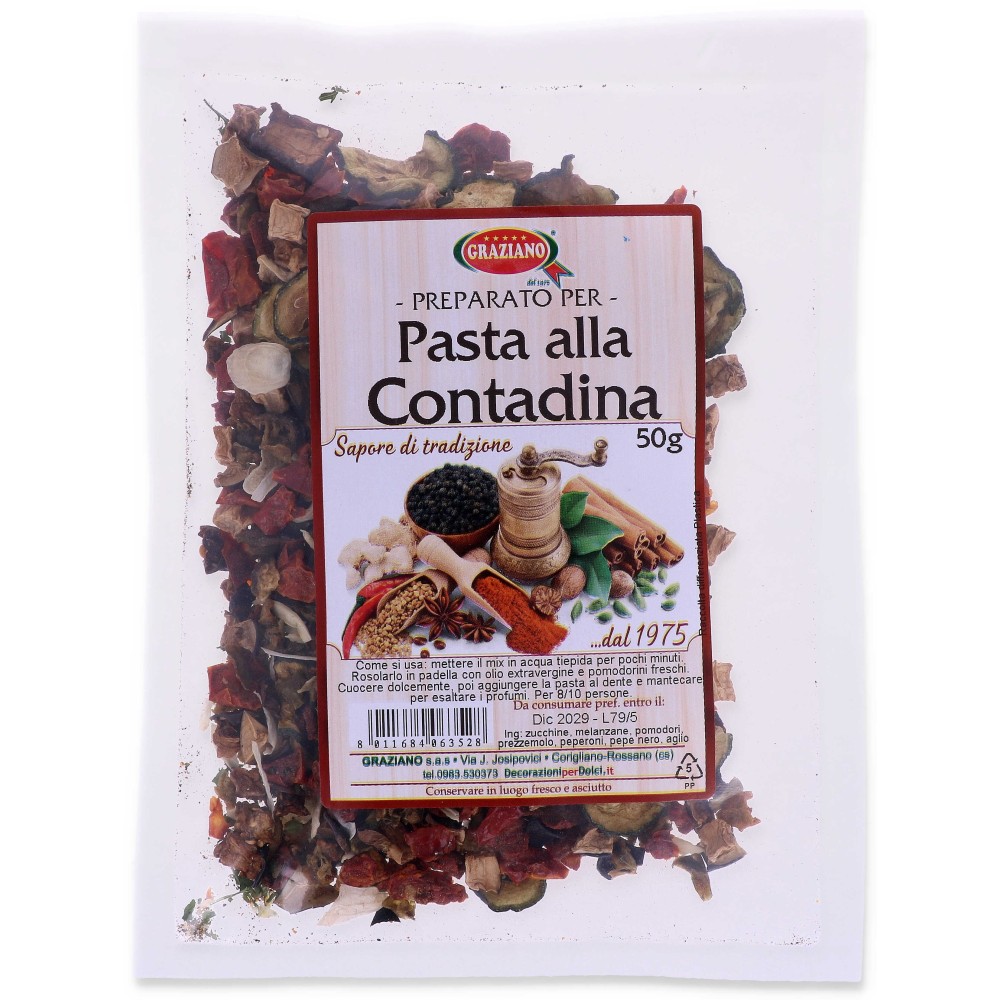 Preparato per Pasta alla Contadina – Mix di Aromi e Spezie | Graziano Sas