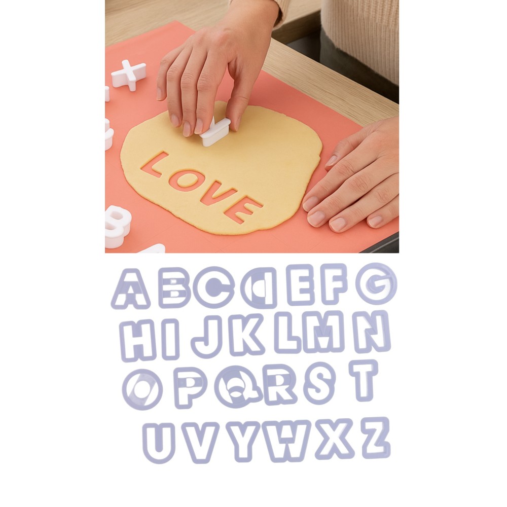 Stampini Lettere Plastica 26 pz | Graziano Sas