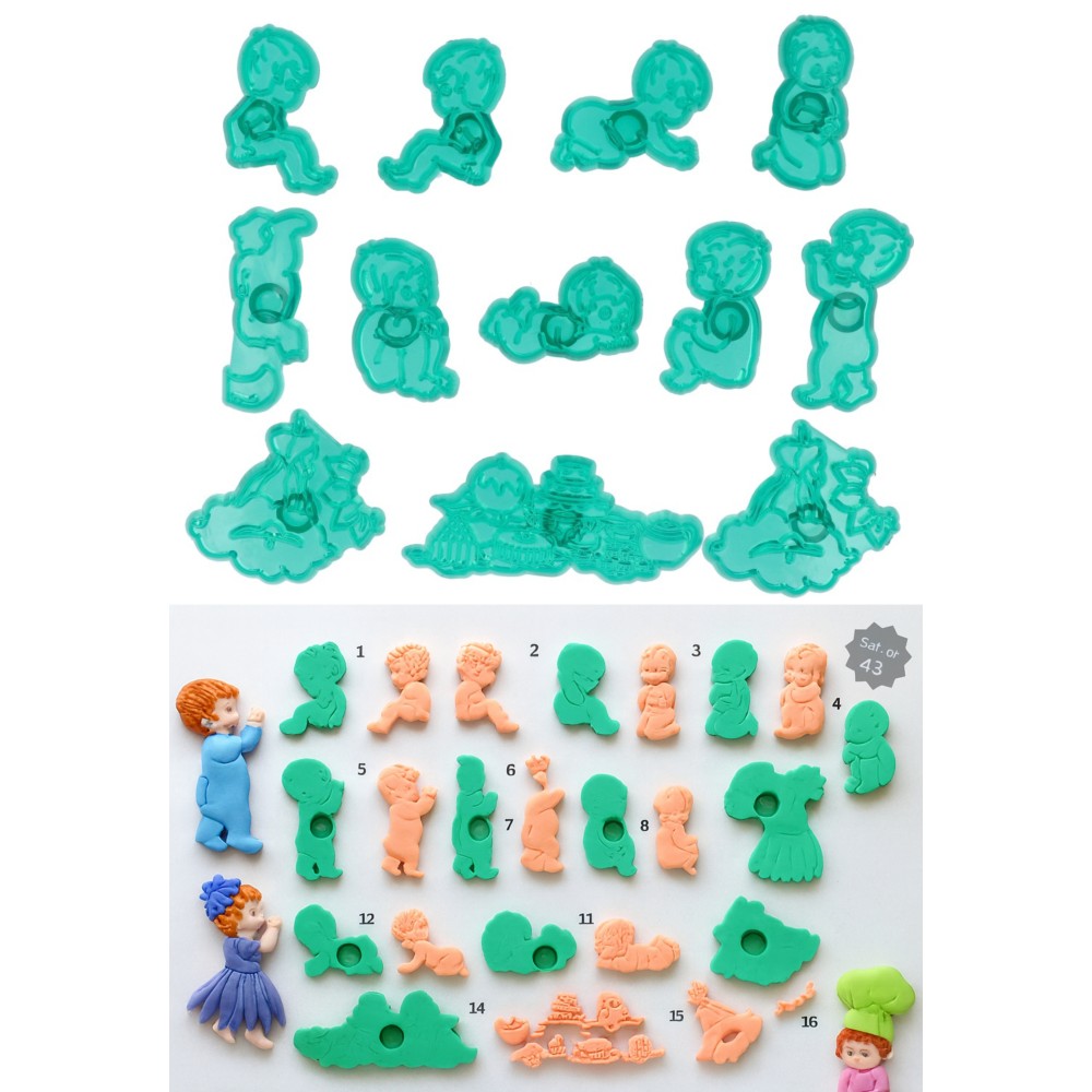 Formine Tagliapasta Bimbi 12 Pz. | Graziano Sas