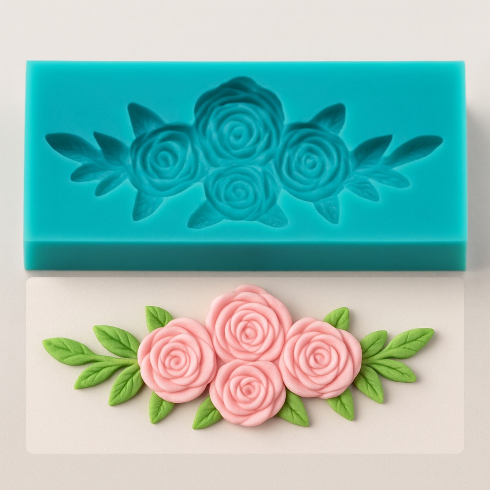 Stampo Silicone 4 Rose | Graziano Sas