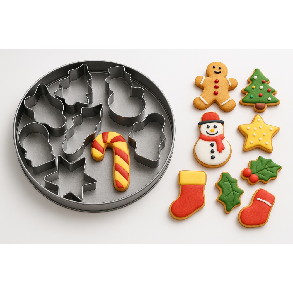 Tagliapasta Acciaio Natale Pz.9 | Graziano Sas
