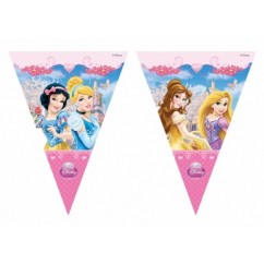 Festone a Bandierine Principesse Disney in PVC – 2,3 m | Graziano Sas