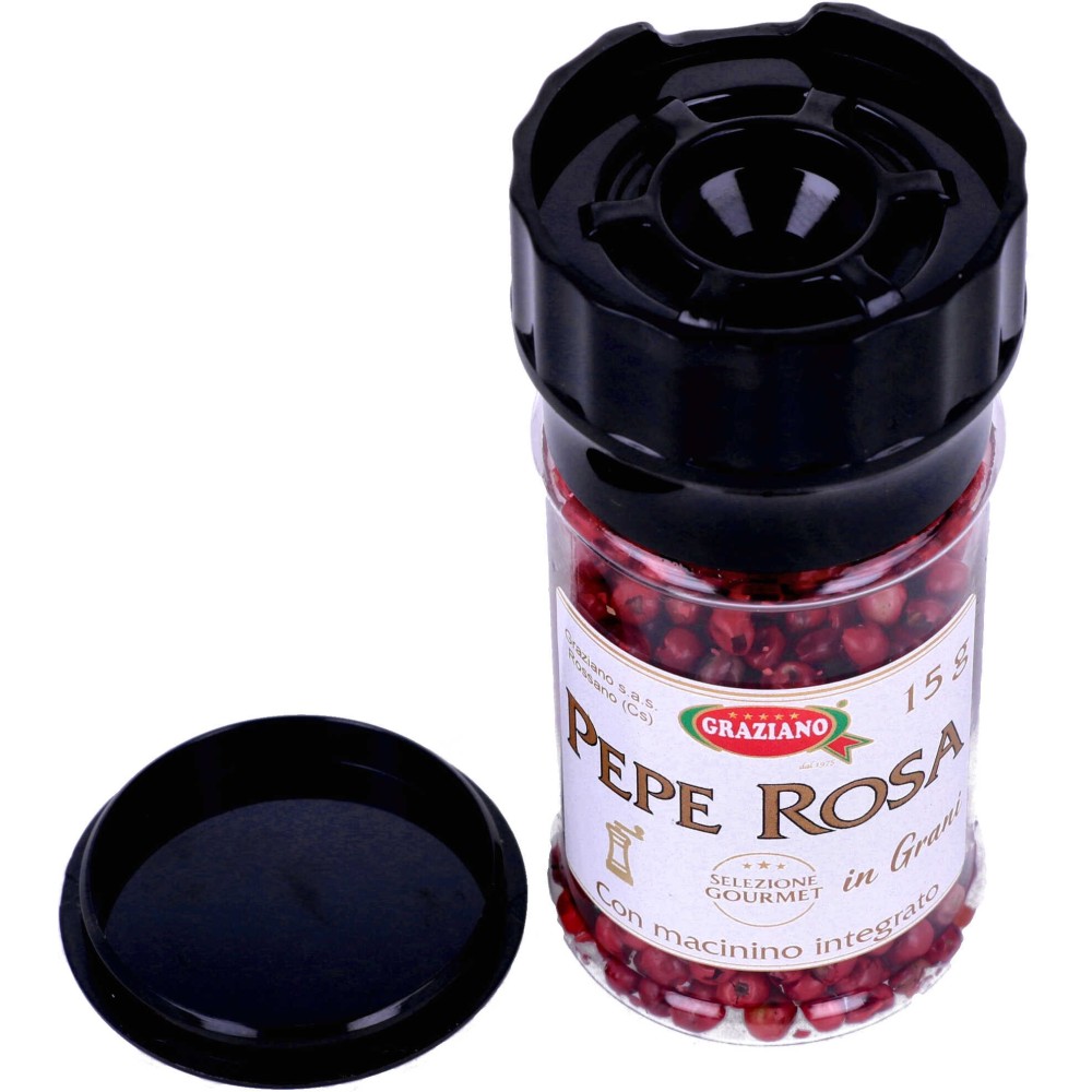 Pepe Rosa con Macinino 15 g – Selezione Gourmet | Graziano Sas