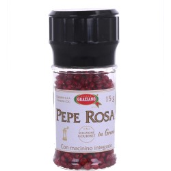 Pepe Rosa con Macinino 15 g – Selezione Gourmet | Graziano Sas