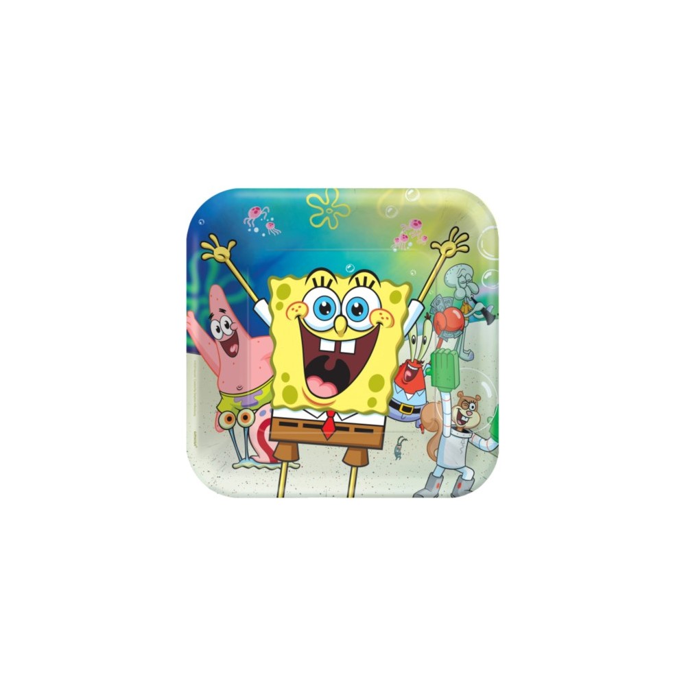 SpongeBob Piatti Quadrati Grandi | Graziano Sas