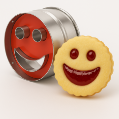 Tagliabiscotti occhio di bue Smile | Graziano Sas