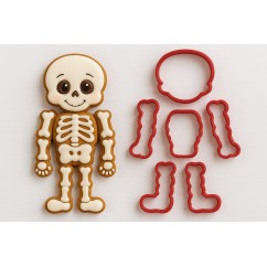 Set tagliabiscotti Scheletro 4 pz | Graziano Sas