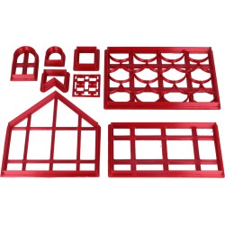 Casetta Pan di zenzero Set Tagliabiscotti | Graziano Sas