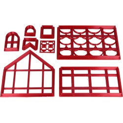 Casetta Pan di zenzero Set Tagliabiscotti | Graziano Sas
