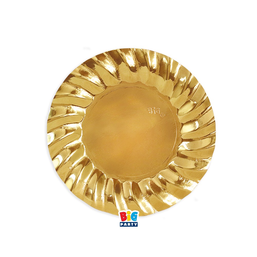 Piatti Oro Metallizzato Set 6 Eleganti | Graziano