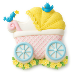 Teglia Torta 3D Carrozzina | Graziano Sas