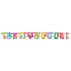 Festone Tanti Auguri 180 cm | Graziano Sas