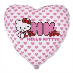 Palloncino Cuore HB Hello Kitty 18''– Tema Sanrio | Graziano Sas